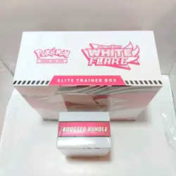 Pokemon White Flare Elite Trainer Box & Booster Bundle Sealed Lot - Image 5