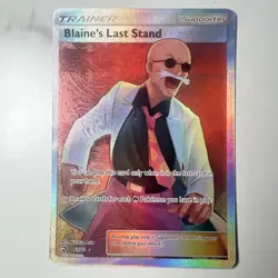 Pokemon TCG Blaine's Last Stand Dragon Majesty 69/70 Holo Full Art Ultra Rare NM - Image 1