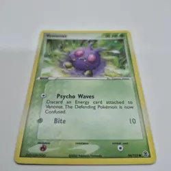 Pokemon Venonat 84/112 Reverse Holo EX FireRed & LeafGreen 50 HP Basic Common - Image 3