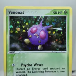 Pokemon Venonat 84/112 Reverse Holo EX FireRed & LeafGreen 50 HP Basic Common - Image 4