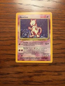 Mewtwo 10/102 Pokemon TCG 1999 Base Set Holo Unlimited Rare NM - Image 1