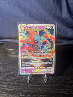 Pokemon TCG Deoxys VSTAR SWSH268 Black Star Promo Holo Ultra Rare Nm - Image 1