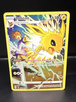 Pokemon TCG Jolteon TG04/TG30 Brilliant Stars Trainer Gallery Holo Rare - Image 1
