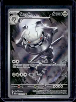 2025 Pokemon Mega Evolution Steelix Illustration Rare #150/132 - Image 1