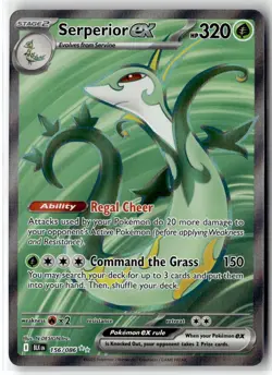 Serperior ex ⭐ 156/086 Holo Ultra Rare Black Bolt 2025 Pokemon NM - Image 1