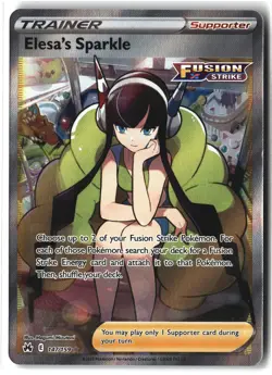 Elesa's Sparkle ⭐ 147/159 Holo Rare Ultra Crown Zenith 2023 Pokemon NM - Image 1