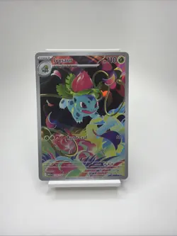 POKEMON TCG Ivysaur 134/132 ILLUSTRATION RARE HOLO Mega Evolution #2 - Image 1