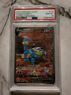 PSA 10 Pokemon Astral Radiance Machamp 2022#172/189 - Image 1