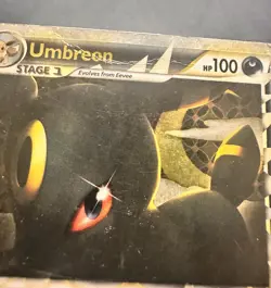 Holo Rare - Umbreon (Prime) Pokemon HeartGold & SoulSilver Undaunted #86 DMG - Image 5