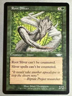 MTG / Root Sliver / LGN / #137 / Regular / Uncommon / NM - Image 1