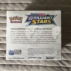 Pokemon Sword & Shield Brilliant Stars Sealed Booster Box And Case!! No tears! - Image 3
