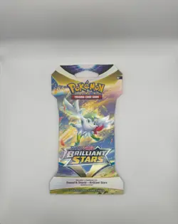 Pokemon TCG Sword And Shield Brilliant Stars Sleeved Booster Pack X1- Sealed - Image 1