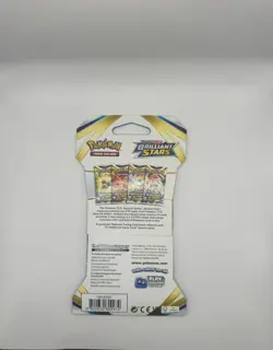 Pokemon TCG Sword And Shield Brilliant Stars Sleeved Booster Pack X1- Sealed - Image 2