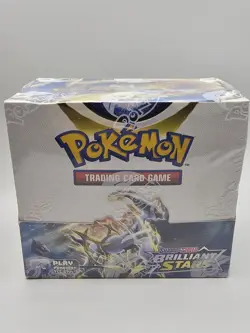Sword & Shield Pokemon Brilliant Stars Booster Box - new and sealed x36 packs - Image 1