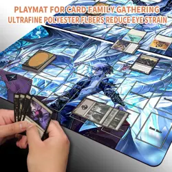 Yugioh Playmat With Card Zones Yugioh Mouse pad Playmat of Yugioh TCG - Image 2