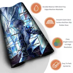 Yugioh Playmat With Card Zones Yugioh Mouse pad Playmat of Yugioh TCG - Image 3