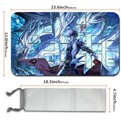 Yugioh Playmat With Card Zones Yugioh Mouse pad Playmat of Yugioh TCG - Image 4
