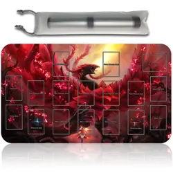 Yugioh Playmat With Card Zones Yugioh Mouse pad Playmat of Yugioh TCG - Image 1