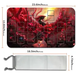 Yugioh Playmat With Card Zones Yugioh Mouse pad Playmat of Yugioh TCG - Image 5