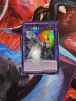 Yugioh! Elemental HERO Cosmo Neos SAST-EN036 Super Rare 1st Edition Near Mint - Image 1