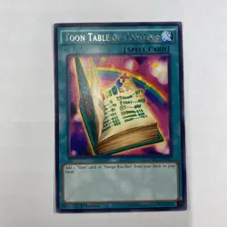 Toon Table of Contents #DPBC-EN047 Yugioh! TCG Near mint NM - Image 1