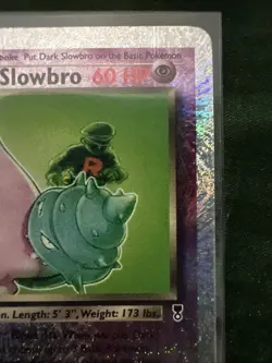 Pokemon TCG Dark Slowbro Reverse Holo Rare Card 8/110 Legendary Collection 2002 - Image 4