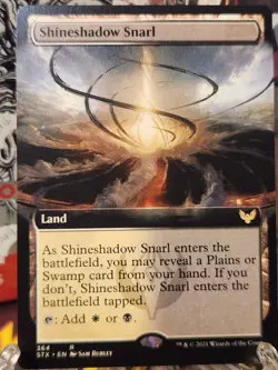 Shineshadow Snarl Extended Art - STX 364 - NM - MTG Magic - Image 1