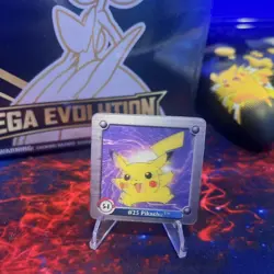1999 Pokemon Action Flipz Series One #25 Pikachu 3-D Chase #S-1 - Image 1