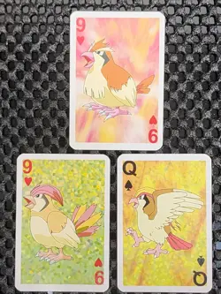 Pidgey Pidgeotto Pidgeot Pokemon 1999 Mini Deck Poker Playing Cards 2.5x1.75in - Image 1