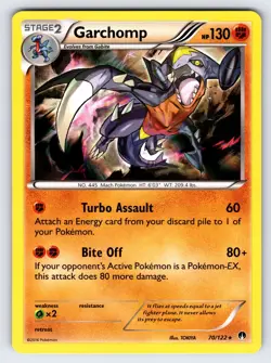 Garchomp 70/122 2016 XY Breakpoint Set Pokemon Card TCG Holo Rare - Nm/Vlp - Image 1