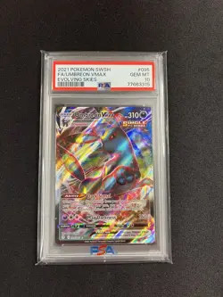 Umbreon VMAX 095/203 Pokemon SWSH07: Evolving Skies Holo - PSA 10 GEM MINT! - Image 1