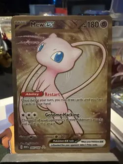 Mew ex Metal Promo Card 205/165 Ultra Premium Collection Pokemon 151 - Image 1