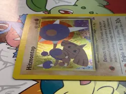 Hitmontop #3/75 Holo Rare 2001 Neo Discovery Vintage Pokemon Card LP/NM - Image 3