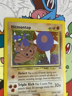 Hitmontop #3/75 Holo Rare 2001 Neo Discovery Vintage Pokemon Card LP/NM - Image 5