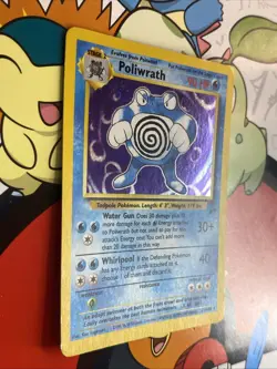 Poliwrath - 15/130 - Holo Rare Base Set 2 - Pokemon Card - MP Swirl - Image 2