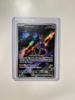 Pokemon TCG Mewtwo 052 Black Star Promo SVP Holo Card Near Mint Condition - Image 1