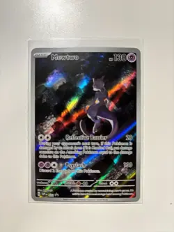 Pokemon TCG Mewtwo 052 Black Star Promo SVP Holo Card Near Mint Condition - Image 4