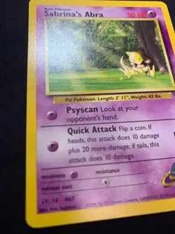SABRINA'S ABRA - 94/132 - GYM CHALLENGE - POKEMON CARD - LP - Image 2