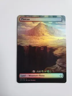 Plateau FOIL Original Dual Land Proxy Card Custom Fantasy Art Design - Image 2