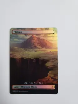 Plateau FOIL Original Dual Land Proxy Card Custom Fantasy Art Design - Image 3