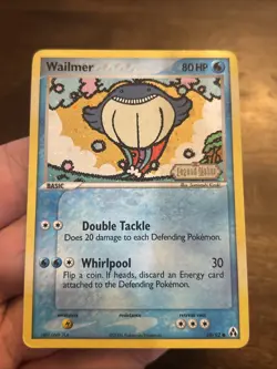 Wailmer 69/92 Pokemon Legend Maker Rare Card Stamped Holo Reverse Foil Tcg - Image 2