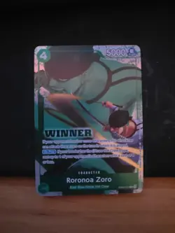 Roronoa Zoro (Winner Pack 2025 Vol. 3) EB02-019 One Piece Promotion Cards Foil - Image 1