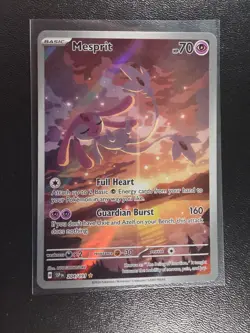 Mesprit 204/191 Pokemon TCG SV Surging Sparks Illustration Rare Card NM - Image 1
