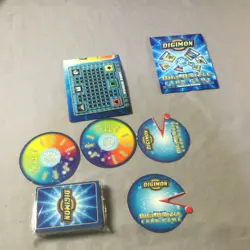 2000 Digimon Digi-Battle Card Game Starter Set 1st Edition -Ripped Torn Box - Image 1