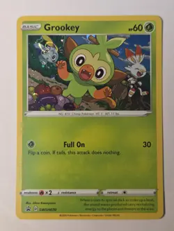 Grookey SWSH070 SWSH: Sword & Shield Promo Cards Holo Swirl - Image 1
