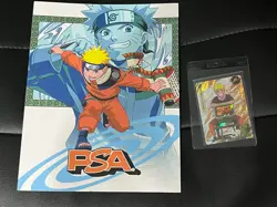 NARUTO UZUMAKI Promo Card & PSA Magazine Exclusive Volume #21 New - Image 1