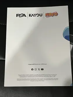 NARUTO UZUMAKI Promo Card & PSA Magazine Exclusive Volume #21 New - Image 3