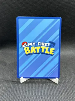 2023 Pikachu MY FIRST BATTLE STAMP PROMO card BLUE BORDER Pokemon TCG LP - Image 3