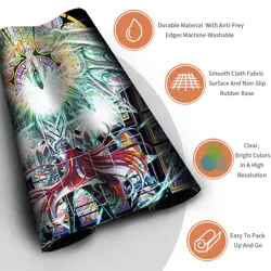 Yugioh Playmat With Card Zones Yugioh Mouse pad Playmat of Yugioh TCG | 201808 - Image 3