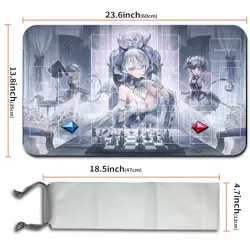 Yugioh Playmat With Card Zones Yugioh Mouse pad Playmat of Yugioh TCG | 3697996 - Image 2